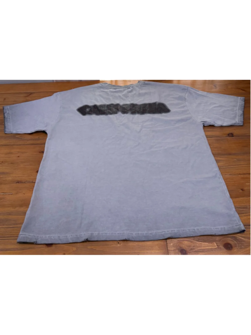 Rock Salt California Short Sleeve Tee, Size M, Grey and Red